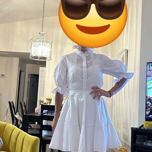 Love White Ruffled Lace Blouse